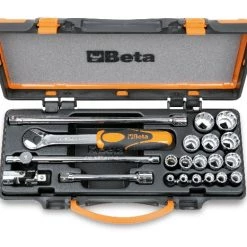 Beta Jeu De Douilles Métrique 009100933 910B/C16Q Jeu De Clés à Douille 3/8" Métrique 6-22 Mm