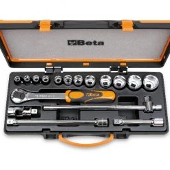 Beta Jeu De Douilles Métrique 009200934 920B/C12X Jeu De Clés à Douille 1/2" 12 Côtés Métrique 10-32 Mm