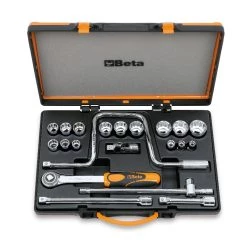 Beta Jeu De Douilles En Inch 009200947 920AS/C15 Jeu De Clés à Douille 1/2" 12 Faces Pouces