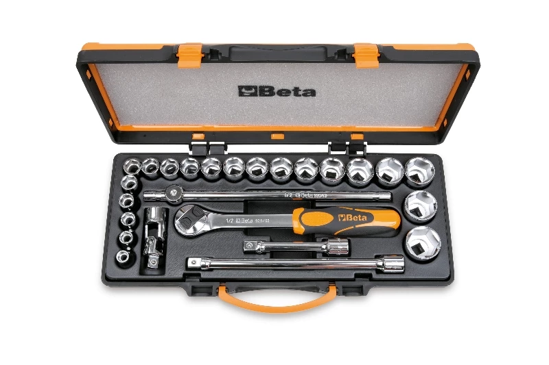 Beta Jeu De Douilles Métrique 009200951 920B/C20X Jeu De Clés à Douille 1/2" 12 Côtés Métrique 10-32 Mm 3 Beta Jeu De Douilles Métrique 009200951 920B/C20X Jeu De Clés à Douille 1/2" 12 Côtés Métrique 10-32 Mm