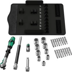 Wera Jeu De Douilles En Inch 05004049001 8100 SB 9 Jeu De Clés à Cliquet Zyklop Speed 3/8" Drive, Inch, 29 Pièces -Jeu de douilles Soldes 05004049001 8100 sb 9 jeu de cles a cliquet zyklop speed 3 8q drive inch 29 pieces 2