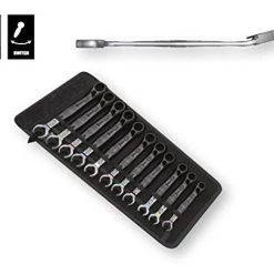 Wera Set De Clés Mixtes à Cliquet 05020091001 Joker Switch Jeu De Clés à Douille Et à Anneau, Commutable, 11 Pièces