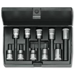 Gedore Autre Jeu De Douilles 1509918 IN 30 LKM Jeu De Tournevis Pour Clés à Douille 3/8" 10 Pièces 4-10 Mm