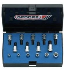 Gedore Autre Jeu De Douilles 1815628 ITX 20 TX-015 Jeu De Clés à Douille 1/4" 15 Pièces TORX