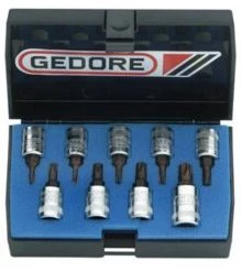 Gedore Autre Jeu De Douilles 1815636 ITX 20 PM Jeu De Tournevis à Douille 1/4" 9 Pièces TORX T8-T40