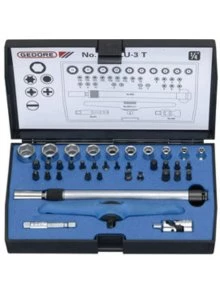 Gedore Jeu De Douilles Métrique 1888447 20 XLU-3 T Jeu De Clés à Douille 1/4" Métrique 37 Pièces 6 Côtés IN-IS-PH-PZ-TX-XZN 3 Gedore Jeu De Douilles Métrique 1888447 20 XLU-3 T Jeu De Clés à Douille 1/4" Métrique 37 Pièces 6 Côtés IN-IS-PH-PZ-TX-XZN