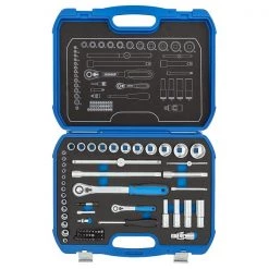 Gedore Jeu De Douilles Métrique 19 BMC 20 Jeu De Clés à Douille 1/4" + 1/2" 69 Pièces 3108902