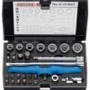 Gedore Jeu De Douilles Métrique 2190281 D 20 MOT Jeu De Clés à Douille 1/4" 6 Faces Métriques 4-13 Mm -Jeu de douilles Soldes 2190281 d 20 mot jeu de cles a douille 1 4q 6 faces metriques 4 13 mm