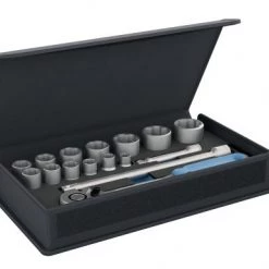 Gedore Jeu De Douilles Métrique 3085023 TC 19 MU-10 Jeu De Clés à Douille 1/2" Métrique 10-32 Mm 15 Pièces Dans Une Mallette 3085031 -Jeu de douilles Soldes 3085023 tc 19 mu 10 jeu de cles a douille 1 2q metrique 10 32 mm 15 pieces dans une mallette 3085031 1
