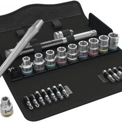 Wera Jeu De Douilles Métrique 5004077001 Jeu De Cliquet Zyklop Metal 1/2" (28 Pièces)