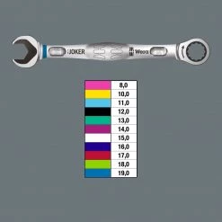 Wera Set De Clés Mixtes à Cliquet 5020013001 Jeu De Cle Mixte à Cliquet Joker (11 Pièces)