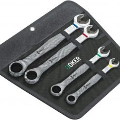 Wera Set De Clés Mixtes à Cliquet 5073290001 Jeu De Cle Mixte à Cliquet Joker (4 Pièces)