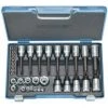Gedore Autre Jeu De Douilles 6129440 19 TX 20 Jeu De Clés à Douille 1/2"+1/4" 34 Pcs TORX -Jeu de douilles Soldes 6129440 19 tx 20 jeu de cles a douille 1 2q 1 4q 34 pcs torx