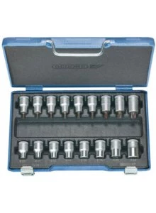 Gedore Autre Jeu De Douilles 6129520 ITX 19 TX-017 Jeu De Tournevis à Douille 1/2" TORX 3 Gedore Autre Jeu De Douilles 6129520 ITX 19 TX-017 Jeu De Tournevis à Douille 1/2" TORX