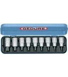Gedore Autre Jeu De Douilles 6158970 ITX 19 PM Jeu De Tournevis à Douille 1/2" 9 Pièces TORX T20-60