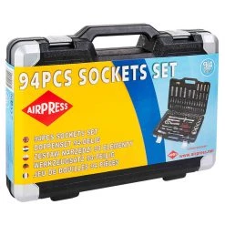 Airpress Jeu De Douilles Métrique 75245 Jeu De Douilles 1/2" + 1/4" 94 Pcs -Jeu de douilles Soldes 75245 jeu de douilles 1 2q 1 4q 94 pcs 3