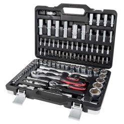 Airpress Jeu De Douilles Métrique 75245 Jeu De Douilles 1/2" + 1/4" 94 Pcs -Jeu de douilles Soldes 75245 jeu de douilles 1 2q 1 4q 94 pcs 5