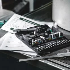 Wera Jeu De Douilles Métrique 8100 SA 12 HF Zyklop Jeu De Cliquets En Métal, Cliquet Inverseur, Entraînement 1/4", Métrique, 13 Pièces 05003756001 -Jeu de douilles Soldes 8100 sa 12 hf zyklop jeu de cliquets en metal cliquet inverseur entrainement 1 4q metrique 13 pieces 05003756001 5