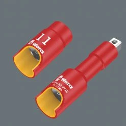 Wera Jeu De Douilles Métrique 8100 SB VDE 1 Jeu De Cliquets Zyklop, Isolés, Avec Levier D'inversion, Entraînement 3/8", Métrique, Jeu De 17 Pièces 05004970001 -Jeu de douilles Soldes 8100 sb vde 1 jeu de cliquets zyklop isoles avec levier d inversion entrainement 3 8q metrique jeu de 17 pieces 05004970001 3