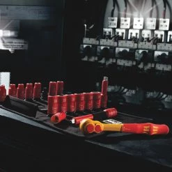 Wera Jeu De Douilles Métrique 8100 SB VDE 1 Jeu De Cliquets Zyklop, Isolés, Avec Levier D'inversion, Entraînement 3/8", Métrique, Jeu De 17 Pièces 05004970001 -Jeu de douilles Soldes 8100 sb vde 1 jeu de cliquets zyklop isoles avec levier d inversion entrainement 3 8q metrique jeu de 17 pieces 05004970001 5