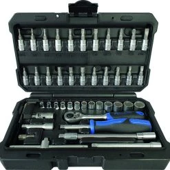 Projahn Jeu De Douilles Métrique 8651 Jeu De Clés à Douille 1/4", 46 Pièces Proficraft, Cliquet 48 Dents -Jeu de douilles Soldes 8651 jeu de cles a douille 1 4q 46 pieces proficraft cliquet 48 dents 2