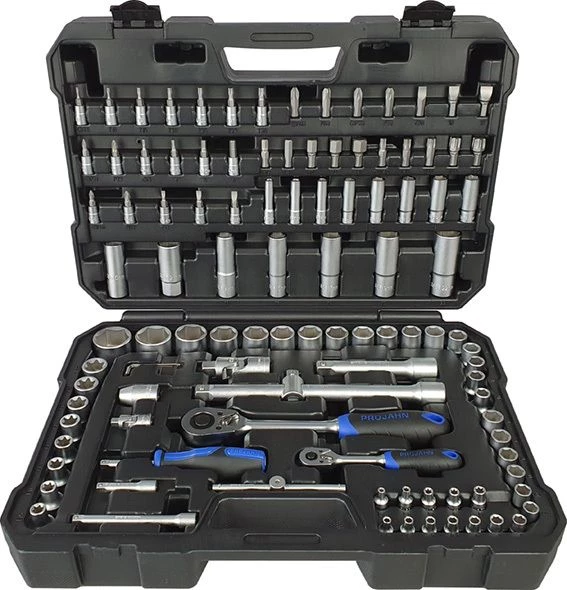 Projahn Jeu De Douilles Métrique 8653 Jeu De Douilles 1/4"+1/2" 108 Pièces Proficraft, Cliquets 48 Dents 5 Projahn Jeu De Douilles Métrique 8653 Jeu De Douilles 1/4"+1/2" 108 Pièces Proficraft, Cliquets 48 Dents – Image 3