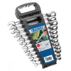 Facom Expert Set De Clés Mixtes à Cliquet E111106 Jeux De 12 Pièces De Clés à Cliquet à Anneaux