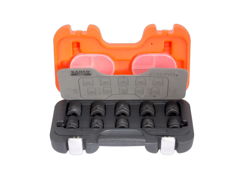Bahco Jeu De Douilles Métrique Jeu De Clés à Chocs 1/2" Métrique 10 Pièces D/S10 3 Bahco Jeu De Douilles Métrique Jeu De Clés à Chocs 1/2" Métrique 10 Pièces D/S10