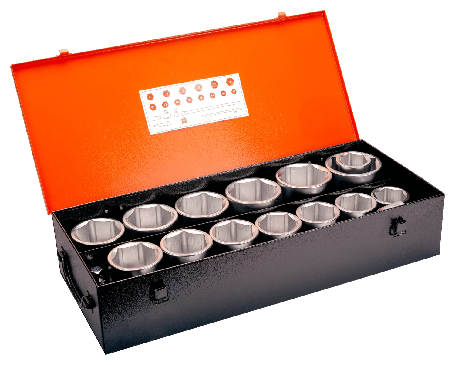 Bahco Jeu De Douilles Métrique Jeu De Clés à Douille, 1" Métrique 19 Pièces 9540MBL 3 Bahco Jeu De Douilles Métrique Jeu De Clés à Douille, 1" Métrique 19 Pièces 9540MBL