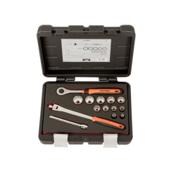 Bahco Jeu De Douilles En Inch Jeu De Clés à Douille 3/8" 14 Pièces, Tailles En Pouces A7440DZE