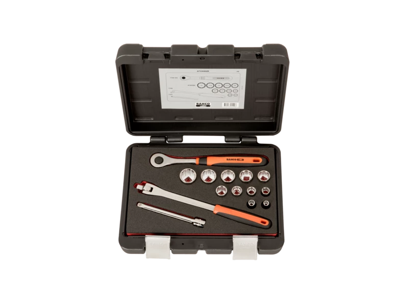 Bahco Jeu De Douilles En Inch Jeu De Clés à Douille 3/8" 14 Pièces, Tailles En Pouces A7440DZE 3 Bahco Jeu De Douilles En Inch Jeu De Clés à Douille 3/8" 14 Pièces, Tailles En Pouces A7440DZE