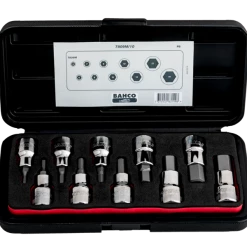 Bahco Jeu De Douilles En Inch Jeu De Tournevis Et Clés 1/2" Pouces 10 Pièces 7809Z/10