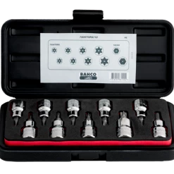 Bahco Autre Jeu De Douilles Jeu De Tournevis Et De Clés 1/2" Torx 10 Pièces 7809TORX/10