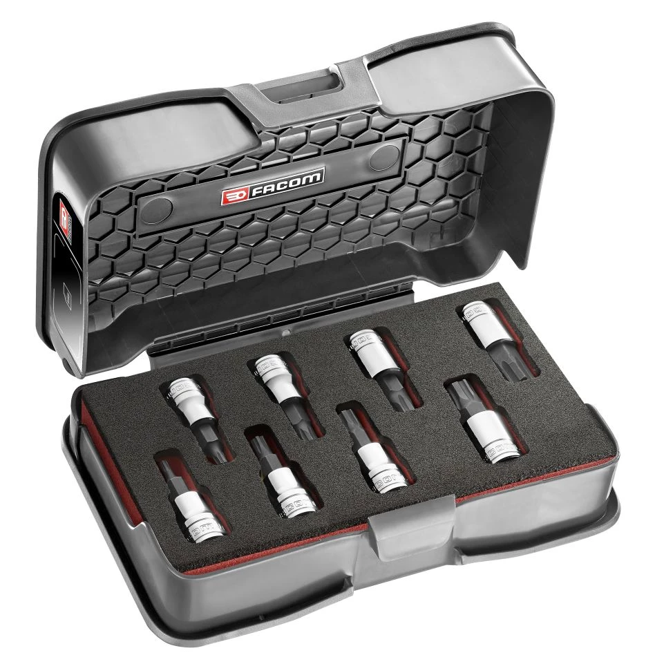 Facom Jeu De Douilles Métrique JTM.J8MGRPPB Jeu De Douilles Hexagonales 3/8" Métriques OGV GRIP De 8 Pièces 3-11 Mm 3 Facom Jeu De Douilles Métrique JTM.J8MGRPPB Jeu De Douilles Hexagonales 3/8" Métriques OGV GRIP De 8 Pièces 3-11 Mm