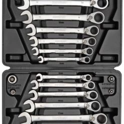 Gedore RED Set De Clés Mixtes à Cliquet R07203016 Jeu De Douilles à Cliquet Métriques 8 - 19 Mm 16 Pièces 3300060