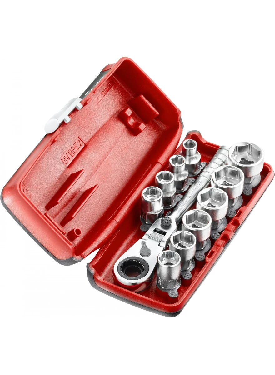 Facom Jeu De Douilles En Inch RXPICOPB Jeu De Douilles Métriques à 6 Pans En Coffret 1/4" 11 Pcs 4 Facom Jeu De Douilles En Inch RXPICOPB Jeu De Douilles Métriques à 6 Pans En Coffret 1/4" 11 Pcs – Image 2