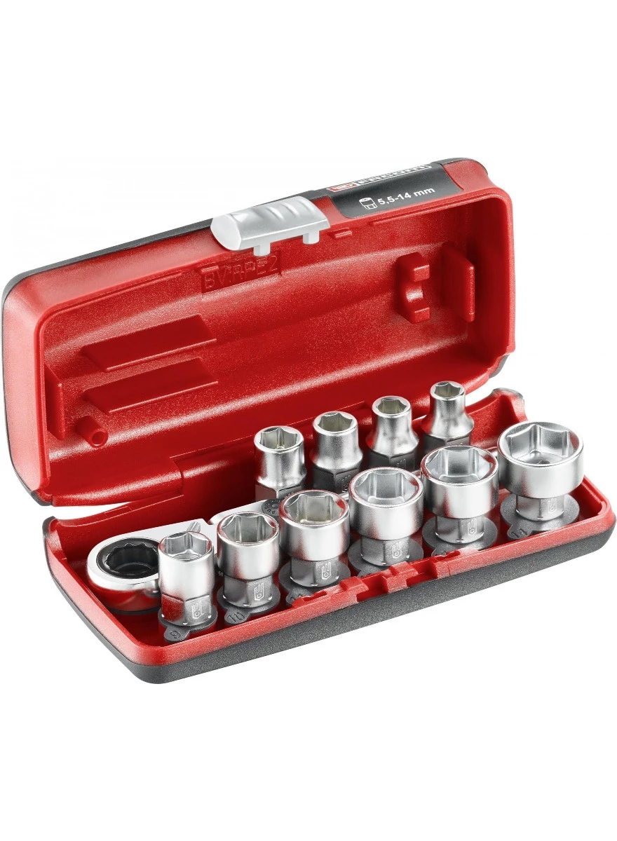 Facom Jeu De Douilles En Inch RXPICOPB Jeu De Douilles Métriques à 6 Pans En Coffret 1/4" 11 Pcs 3 Facom Jeu De Douilles En Inch RXPICOPB Jeu De Douilles Métriques à 6 Pans En Coffret 1/4" 11 Pcs