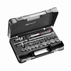 Facom Jeu De Douilles Métrique S.161-4P12 Coffret Douilles 1/2" 12 Pans Métriques - 26 Pièces -