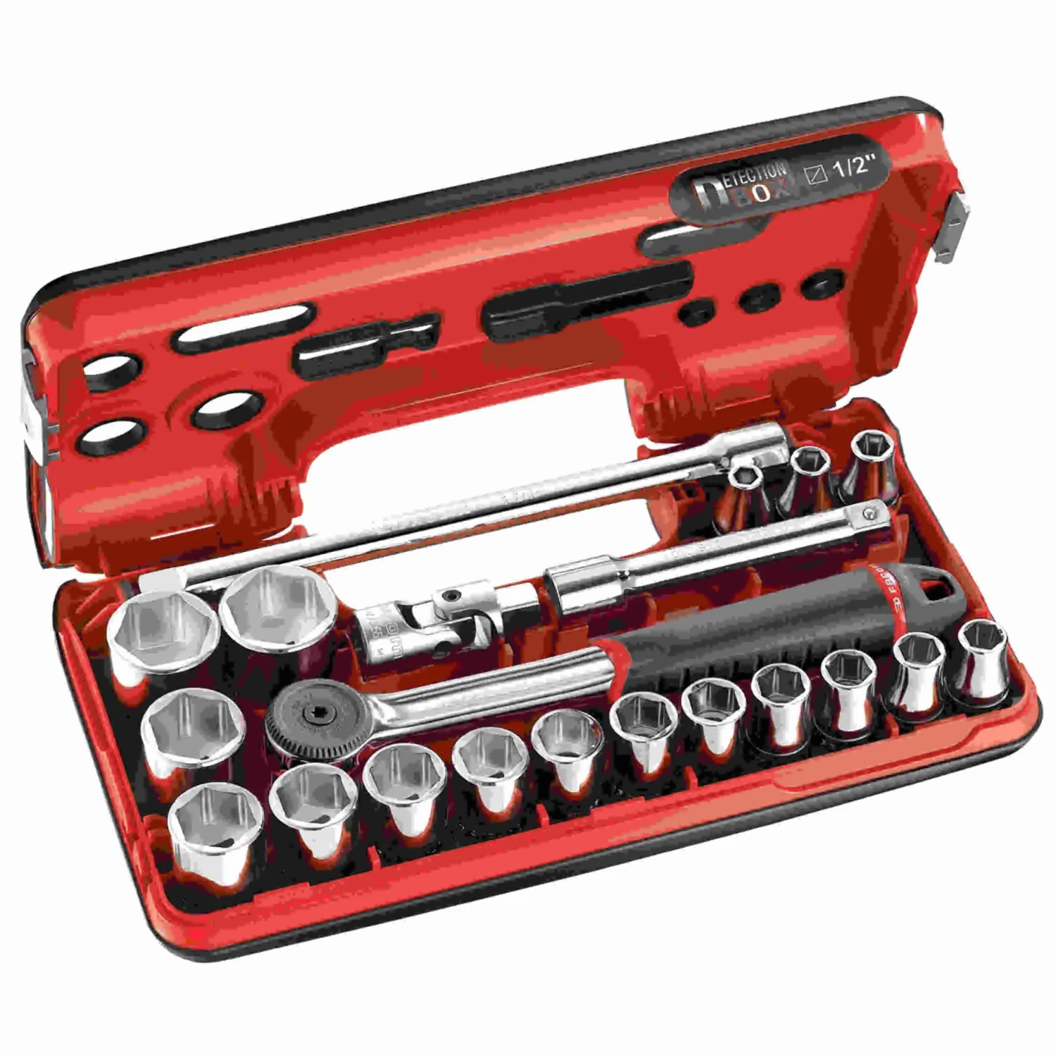 Facom Jeu De Douilles Métrique S.161DBOX1 Coffret DBOX Douilles 1/2" 6 Pans Métriques 4 Facom Jeu De Douilles Métrique S.161DBOX1 Coffret DBOX Douilles 1/2" 6 Pans Métriques – Image 2