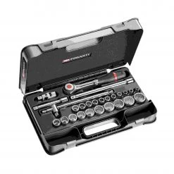 Facom Jeu De Douilles Métrique S.360-4P12 Coffret Douilles 1/2" 12 Pans Métriques - 26 Pièces