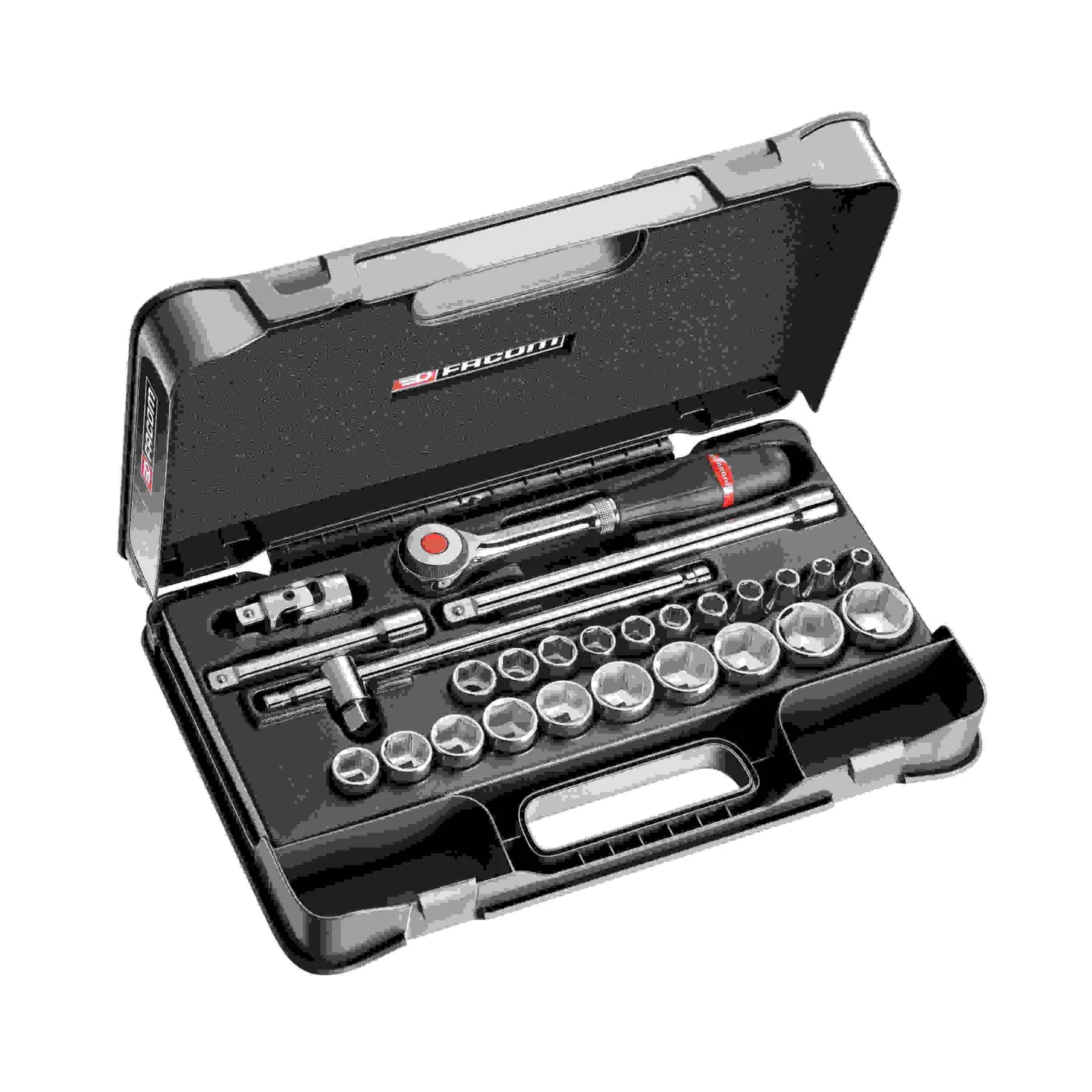 Facom Jeu De Douilles Métrique S.360-4P6 Coffret Douilles 1/2" 6 Pans Métriques - 26 Pièces 3 Facom Jeu De Douilles Métrique S.360-4P6 Coffret Douilles 1/2" 6 Pans Métriques - 26 Pièces