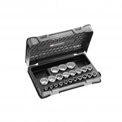 Facom Jeu De Douilles Métrique S.400B Coffret Douilles 1/2" 12 Pans Métriques - 22 Pièces