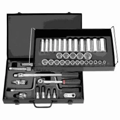 Facom Jeu De Douilles En Inch S.450UP Jeu De Clés à Douille Avec Douilles à 12 Têtes 1/2" En Pouces