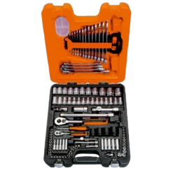 Bahco Jeu De Douilles Métrique S108 Jeu De Clés à Douille Hexagonales 1/4"-1/2" Métrique 4-32 Mm 108 Pcs