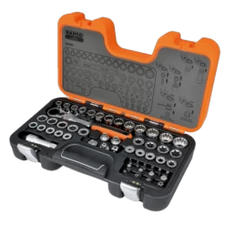 Bahco Autre Jeu De Douilles S530T Jeu De Clés à Douille à Double Extrémité Métrique 10-24 Mm Jeu De 53 Pièces