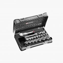 Facom Jeu De Douilles Métrique SL.161-2P6 Coffret Douilles 1/2" 6 Pans Métriques