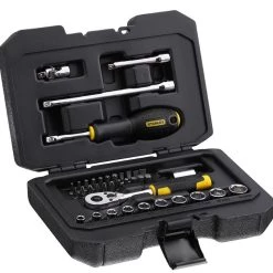 Stanley Jeu De Douilles En Inch STMT82828-1 STMT828-1 Jeu De Clés à Douille 1/4" - 38 Pièces