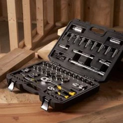Stanley Jeu De Douilles En Inch STMT82831-1 Jeu De Clés à Douille 1/4" + 1/2" - 72 Pièces -Jeu de douilles Soldes stmt82831 1 jeu de cles a douille 1 4q 1 2q 72 pieces 3