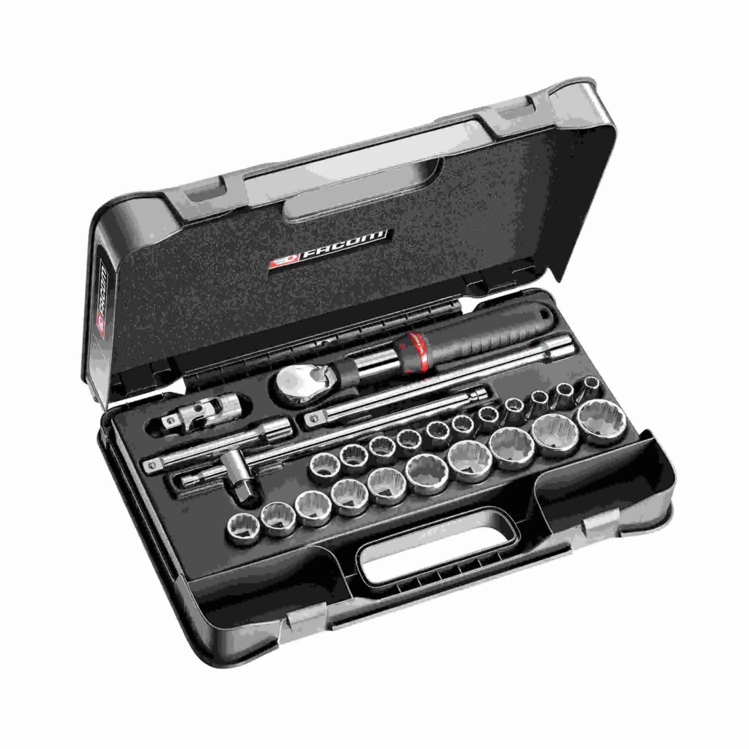 Facom Jeu De Douilles Métrique SXL.161-4P12 Coffret Douilles 1/2" 12 Pans Métriques - 26 Pièces 3 Facom Jeu De Douilles Métrique SXL.161-4P12 Coffret Douilles 1/2" 12 Pans Métriques - 26 Pièces