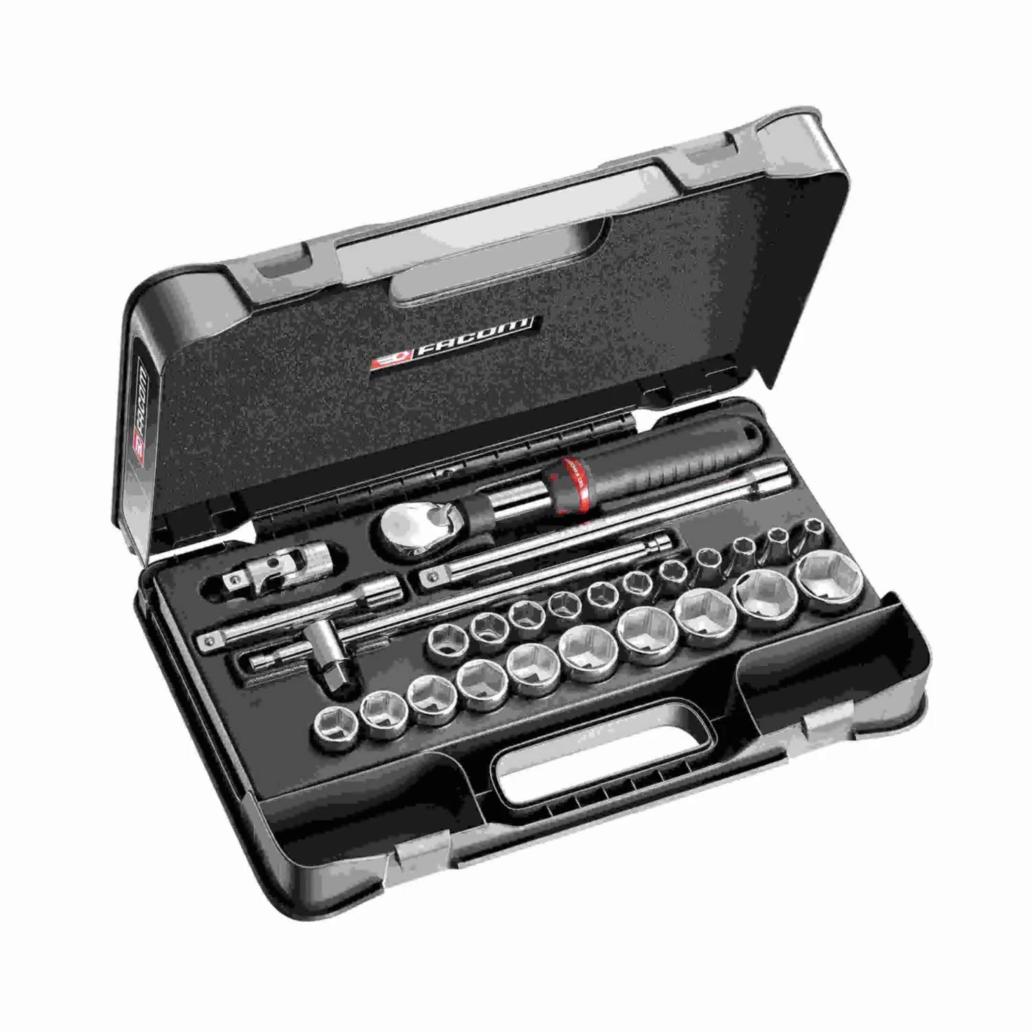 Facom Jeu De Douilles Métrique SXL.161-4P6 Coffret Douilles 1/2" 6 Pans Métriques - 26 Pièces 3 Facom Jeu De Douilles Métrique SXL.161-4P6 Coffret Douilles 1/2" 6 Pans Métriques - 26 Pièces